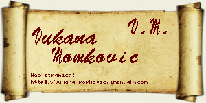 Vukana Momković vizit kartica